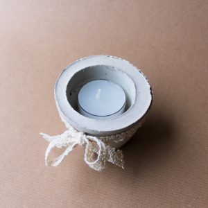 Teelichthalter „Beton“