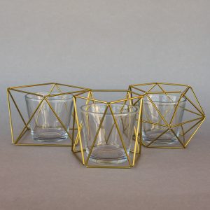 Teelichthalter geometrisch